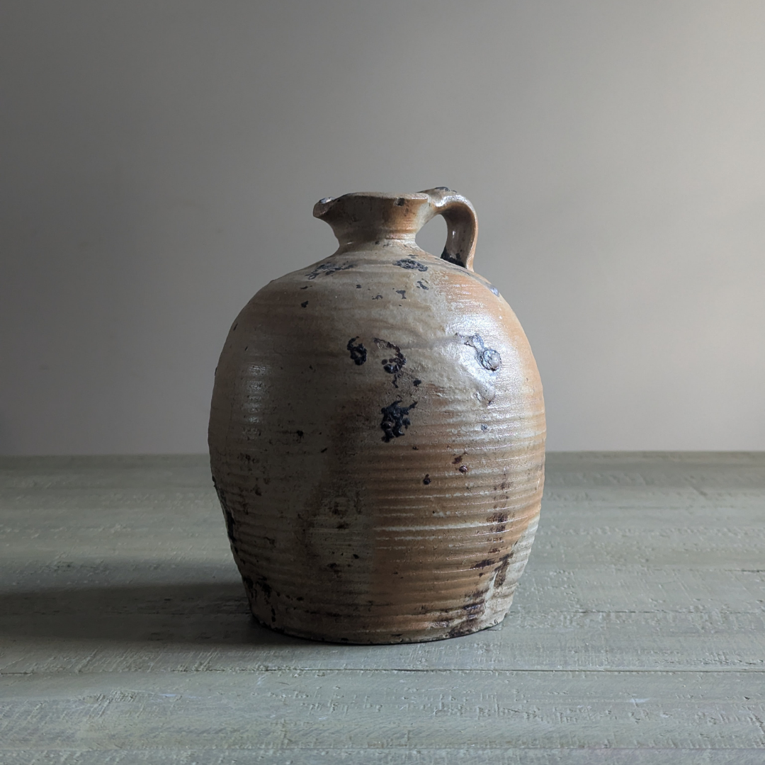 Large Orange French Jug