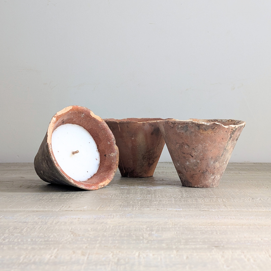 Terracotta Sap Pot Candle