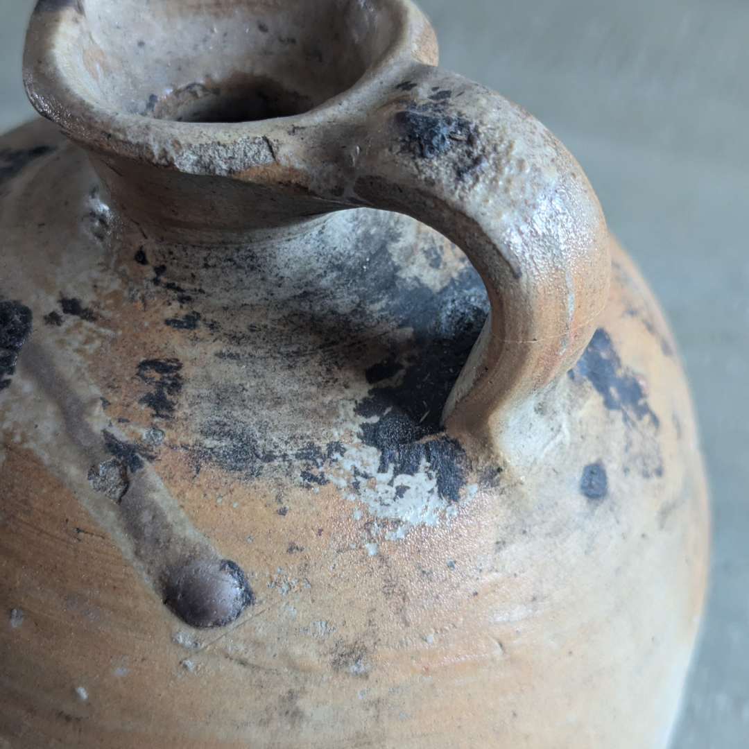 Large Orange French Jug