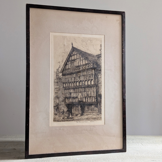 Framed Charcoal Chester Drawing 1