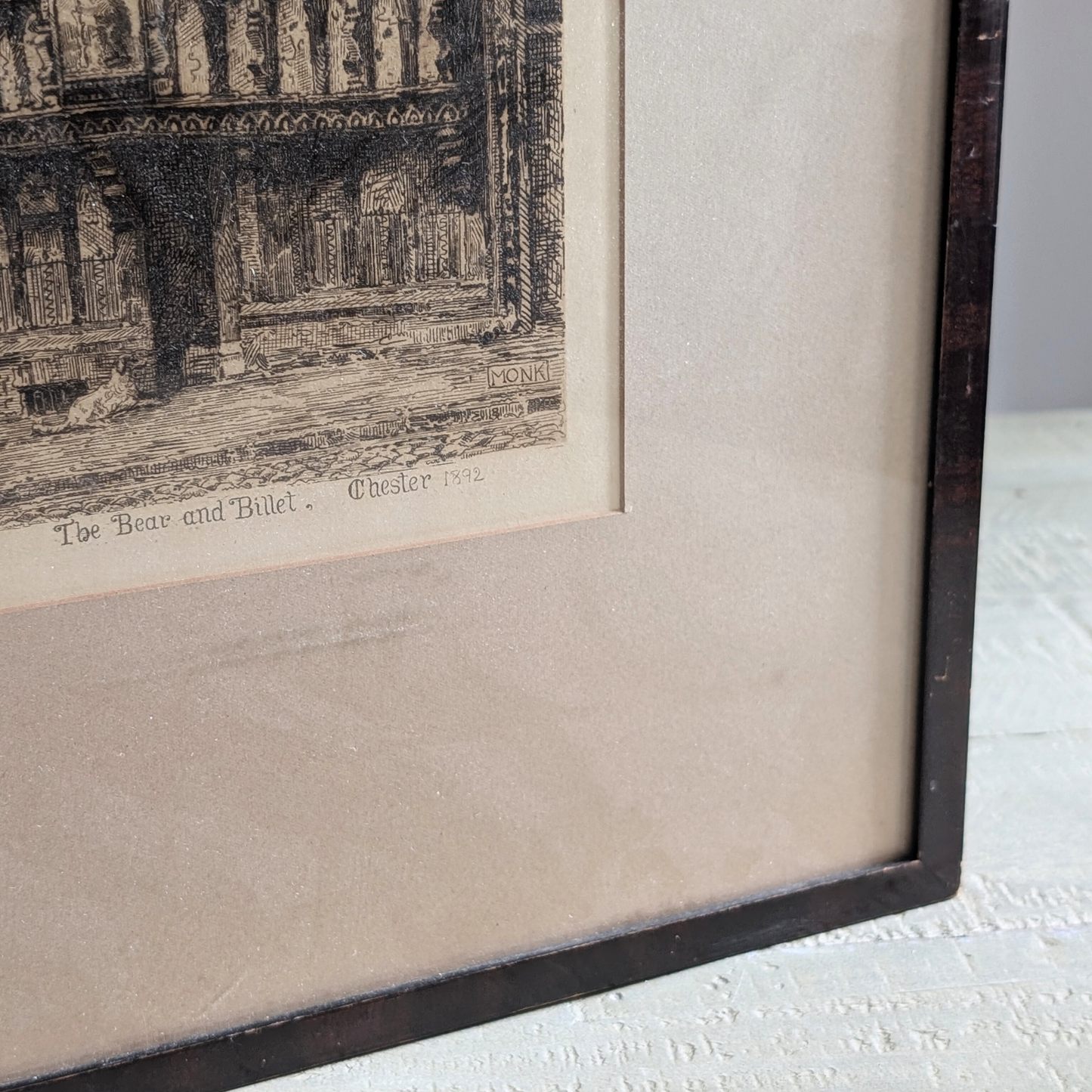 Framed Charcoal Chester Drawing 1