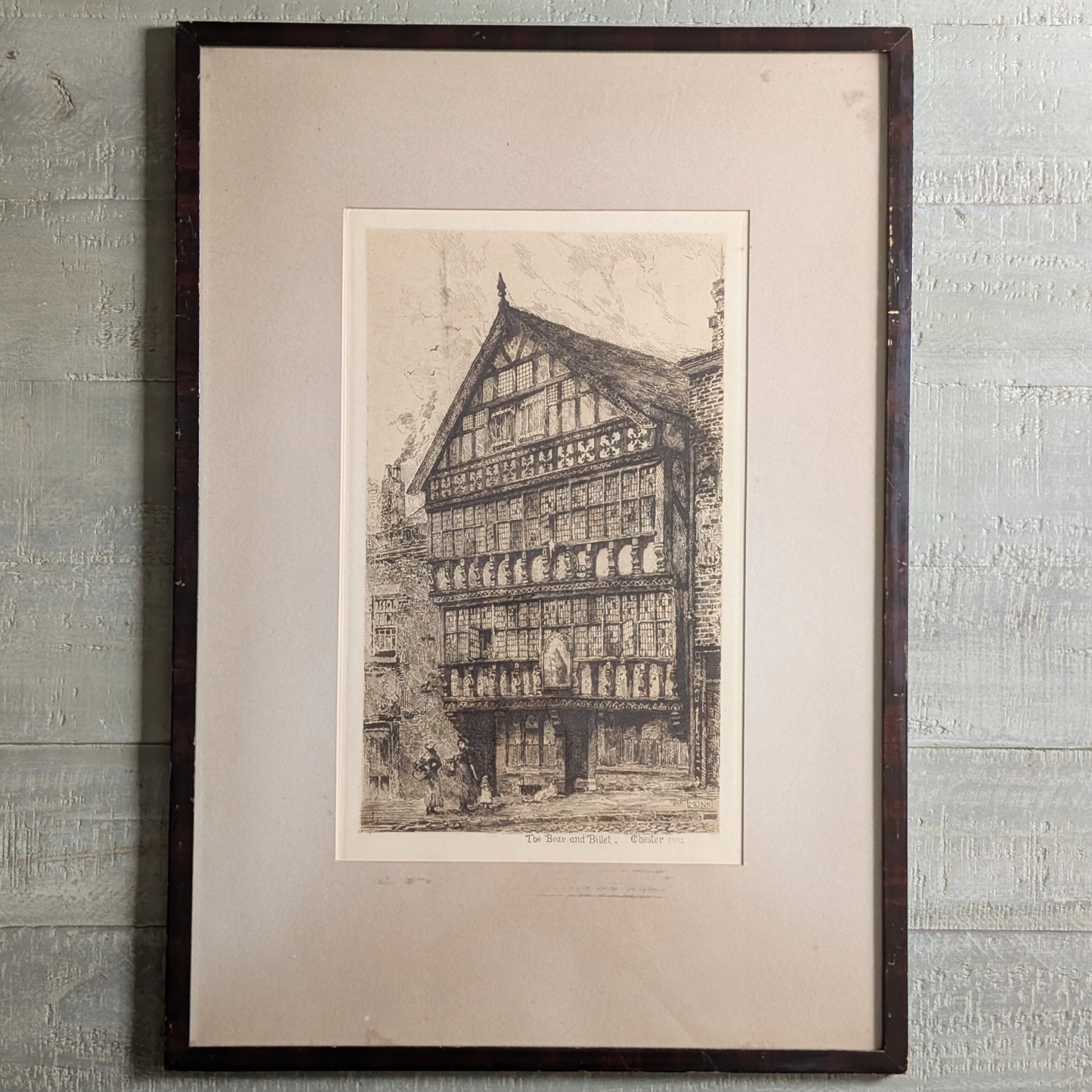 Framed Charcoal Chester Drawing 1