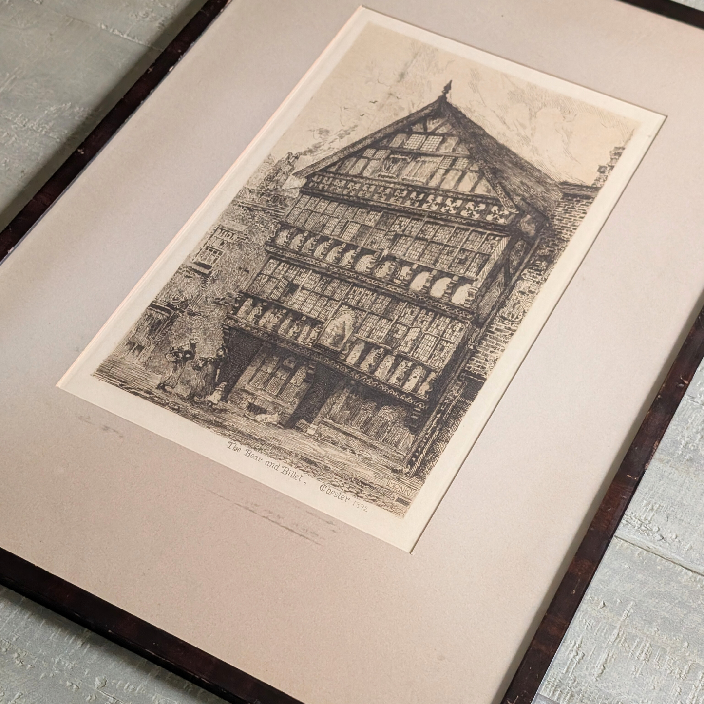 Framed Charcoal Chester Drawing 1