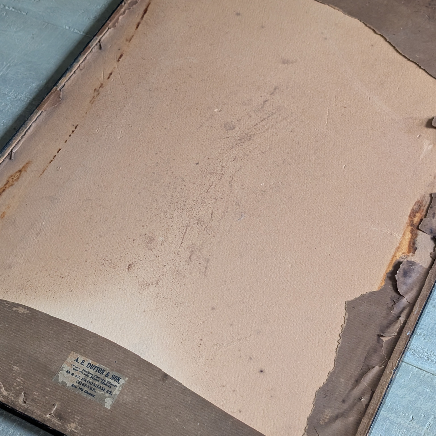 Framed Charcoal Chester Drawing 1