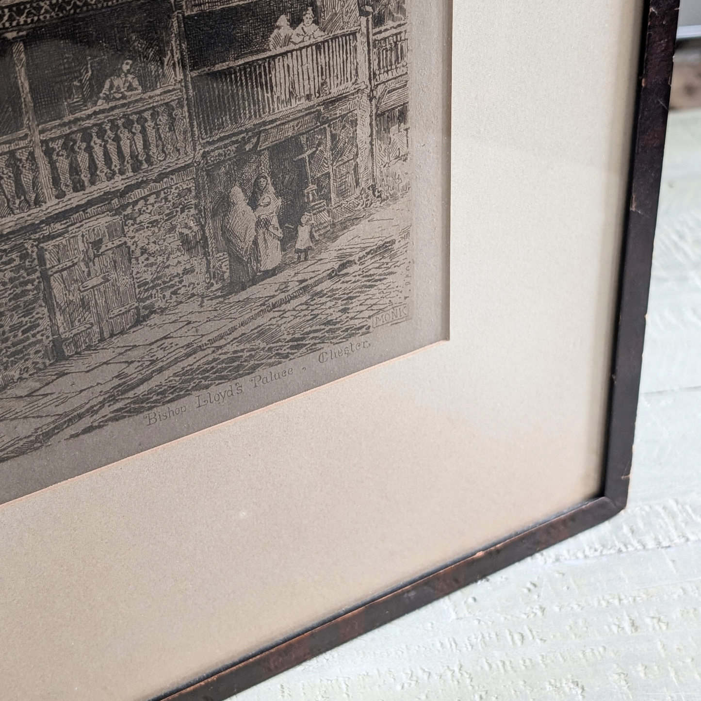 Framed Charcoal Chester Drawing 2