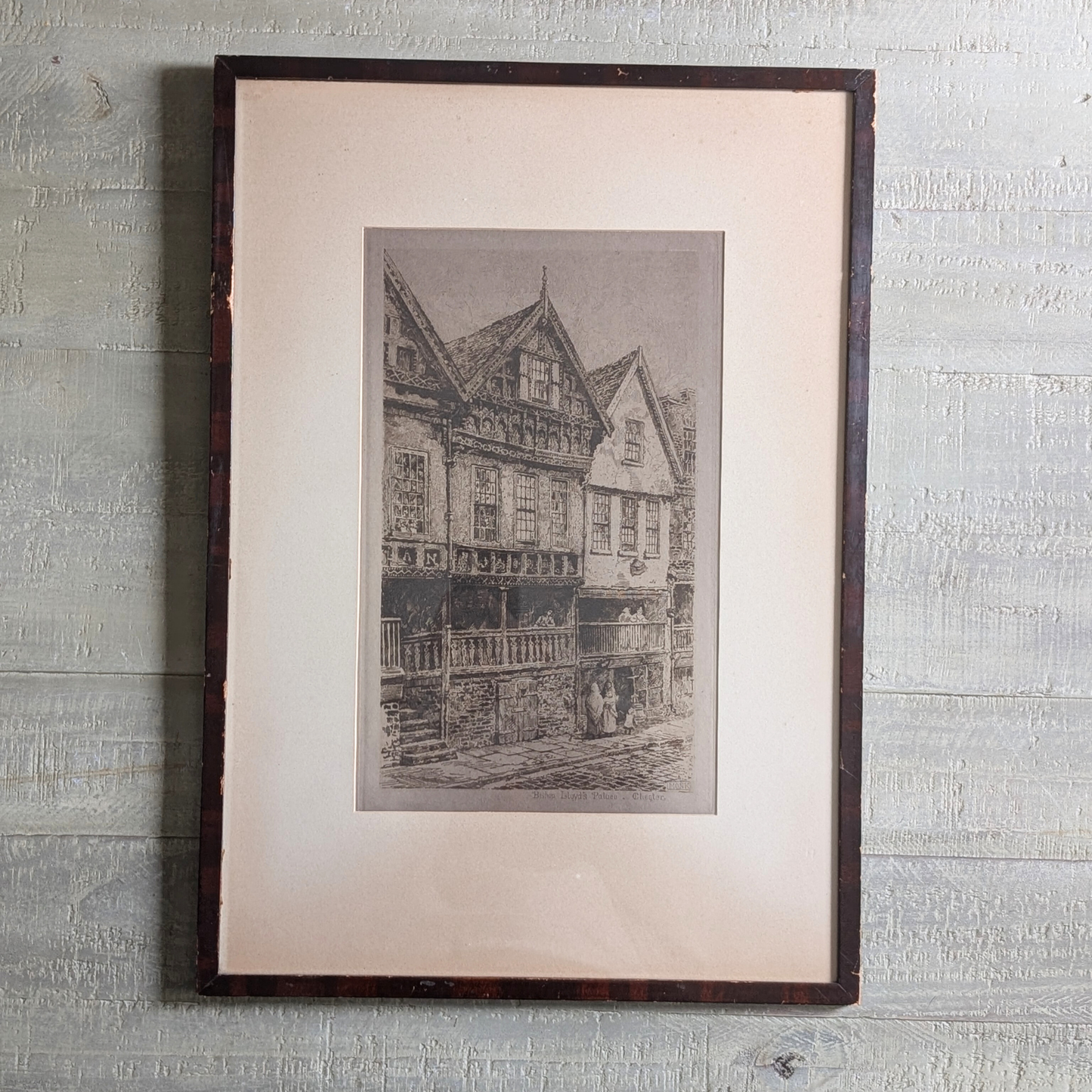 Framed Charcoal Chester Drawing 2