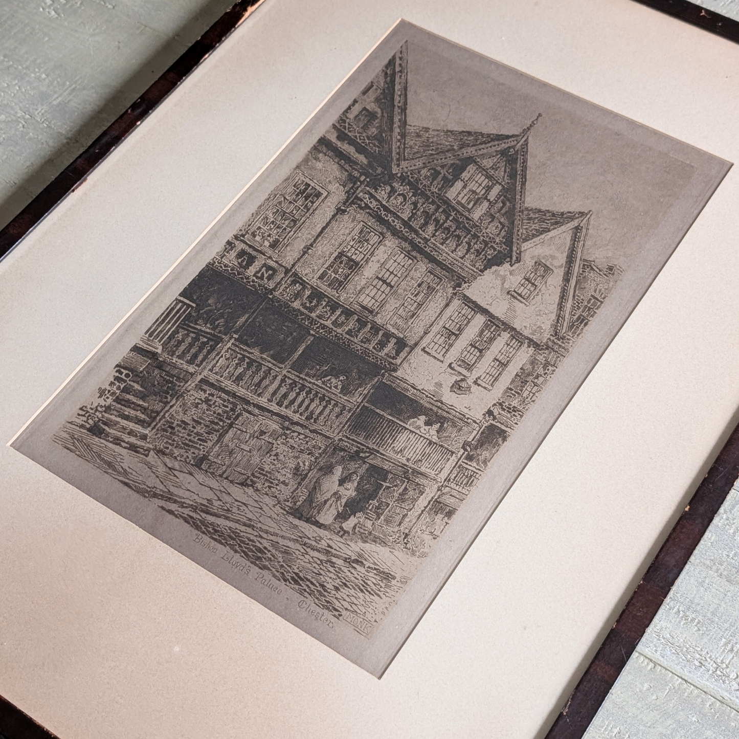 Framed Charcoal Chester Drawing 2