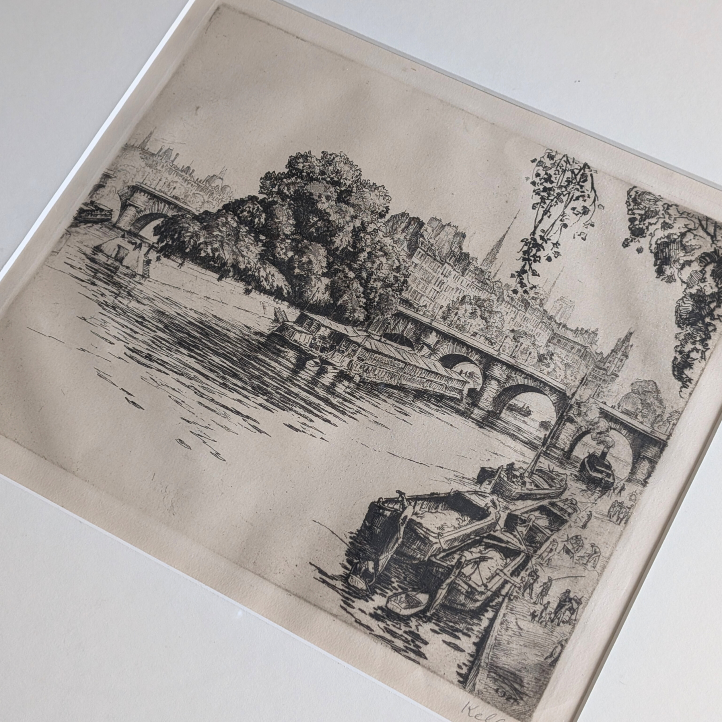River Seine Framed Artwork