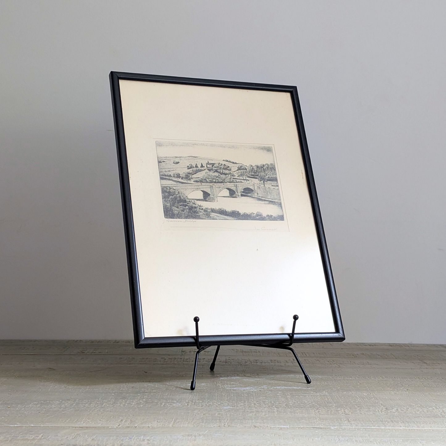 Garrion Bridge Etching Artwork