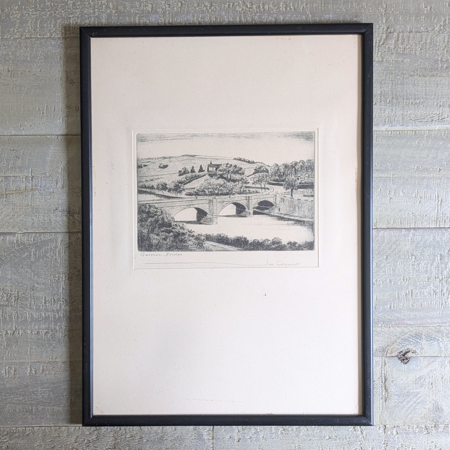 Garrion Bridge Etching Artwork