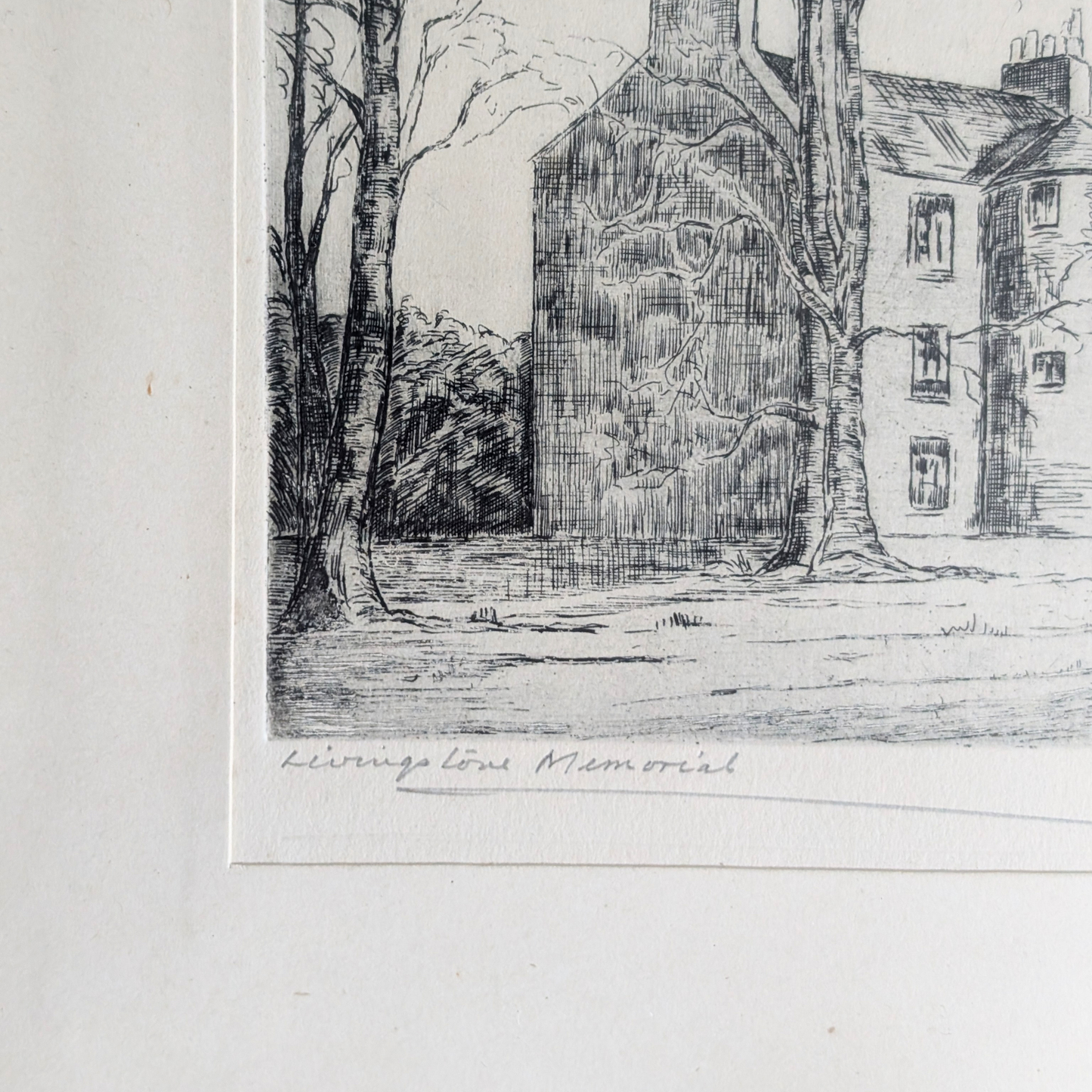 Livingstone Memorial Etching Artwork