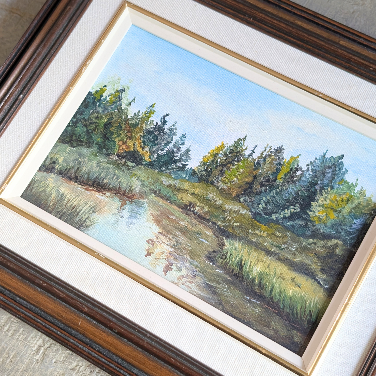 Lake Waskesiu Canada Oil Artwork