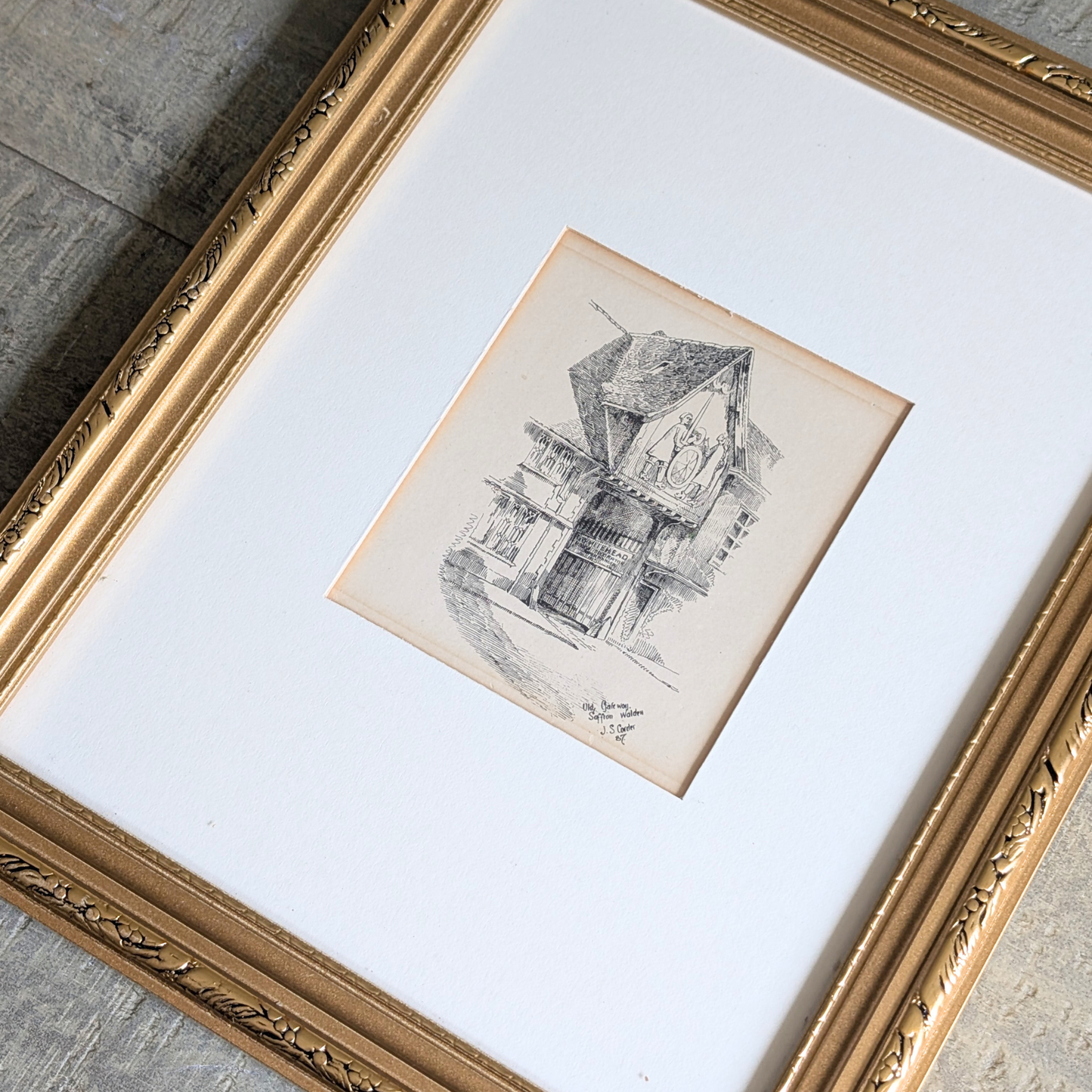Gold Saffron Walden Artwork