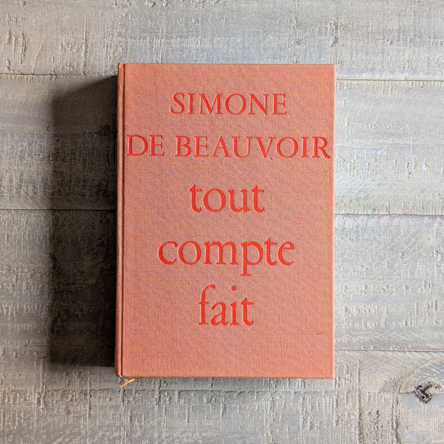 Tout Compte Fair Book
