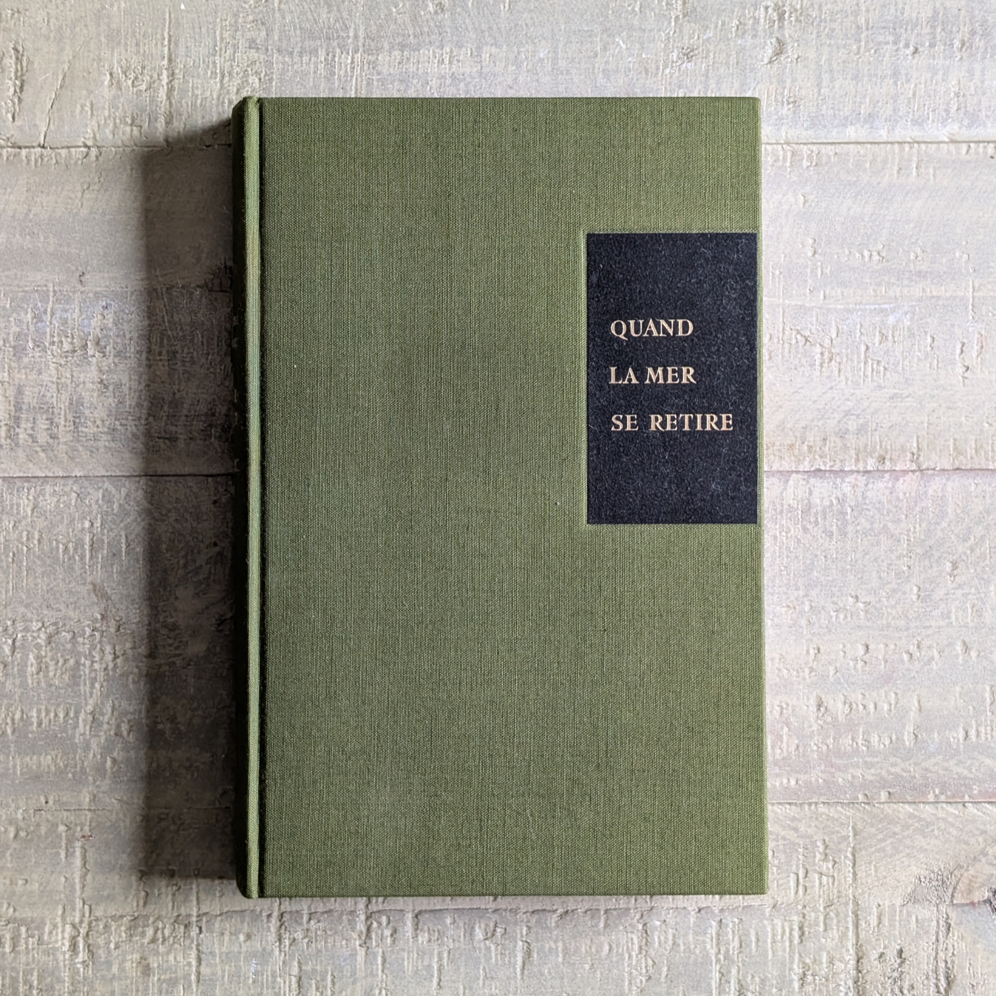 Quand la Mer se Retire Book