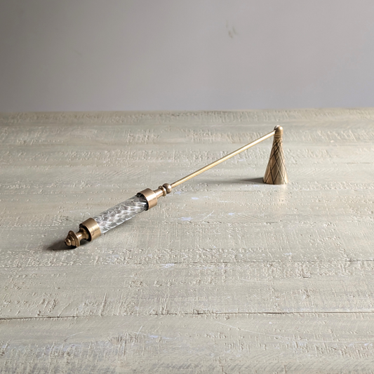 Art Deco Brass Candle Snuffer