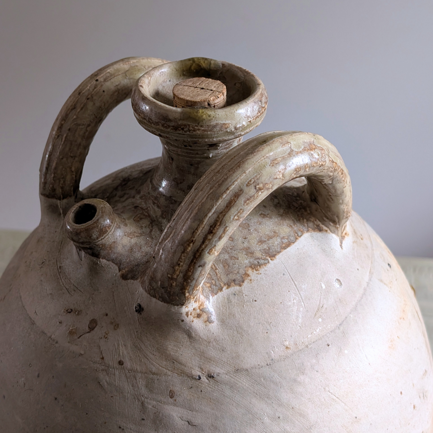 Large French Oil Jug 1