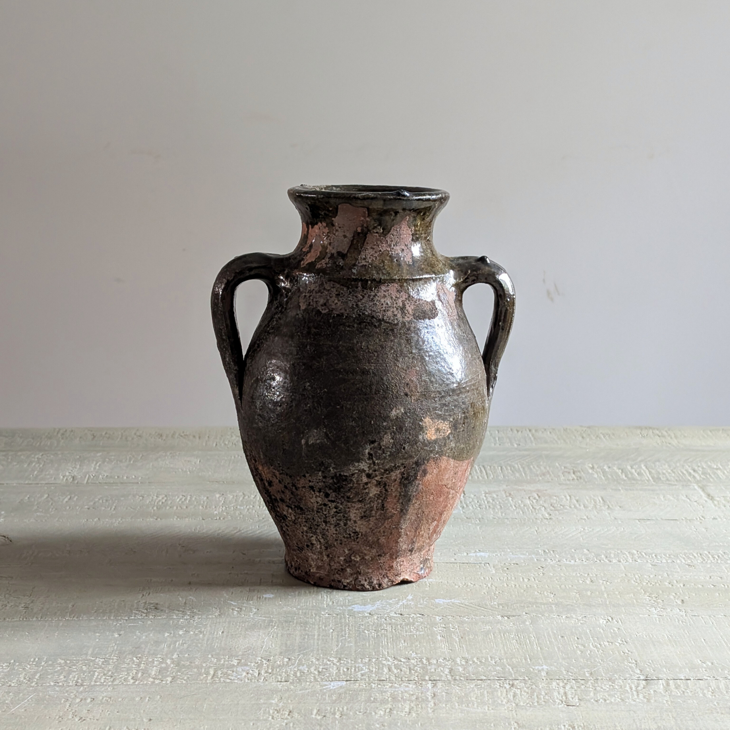 Chippy Green Turkish Pot