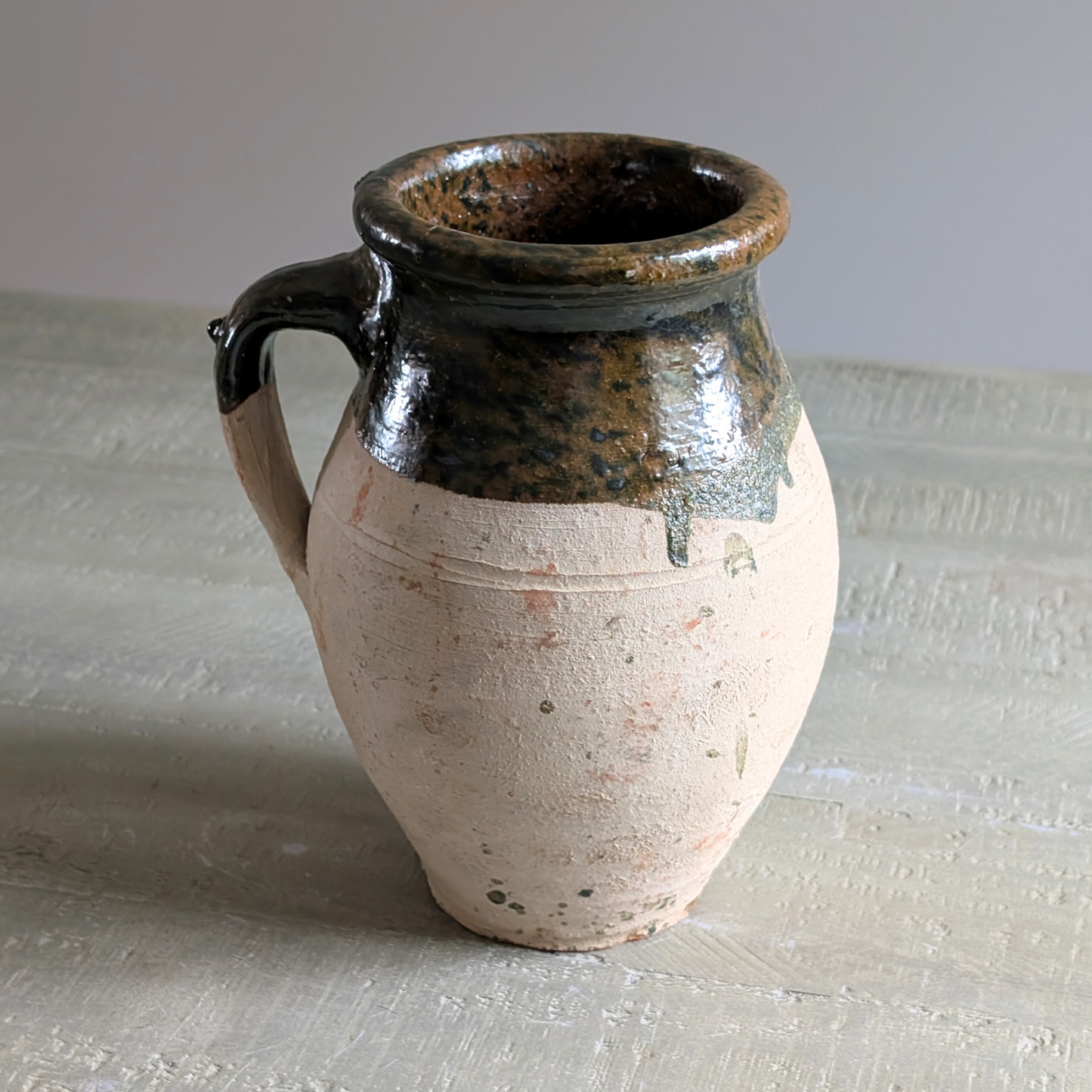 Small Green Turkish Pot