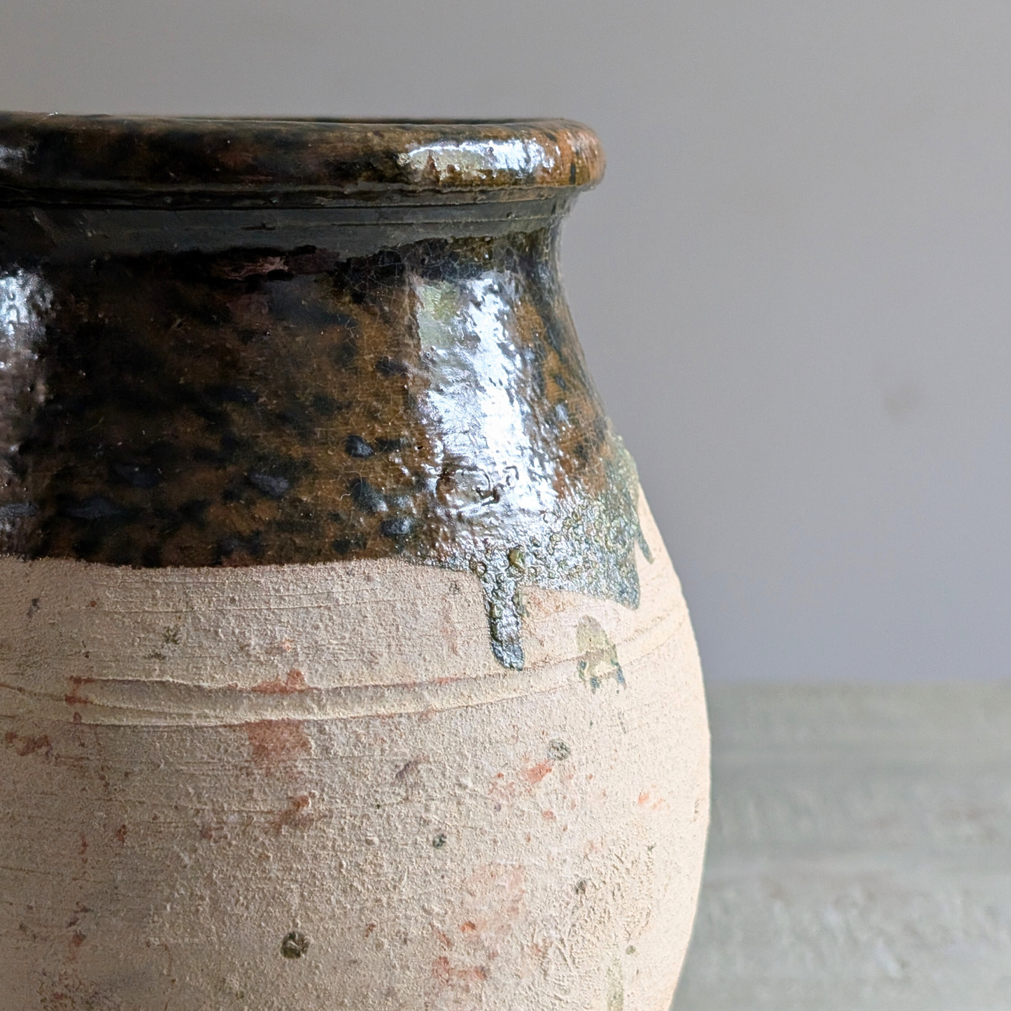 Small Green Turkish Pot