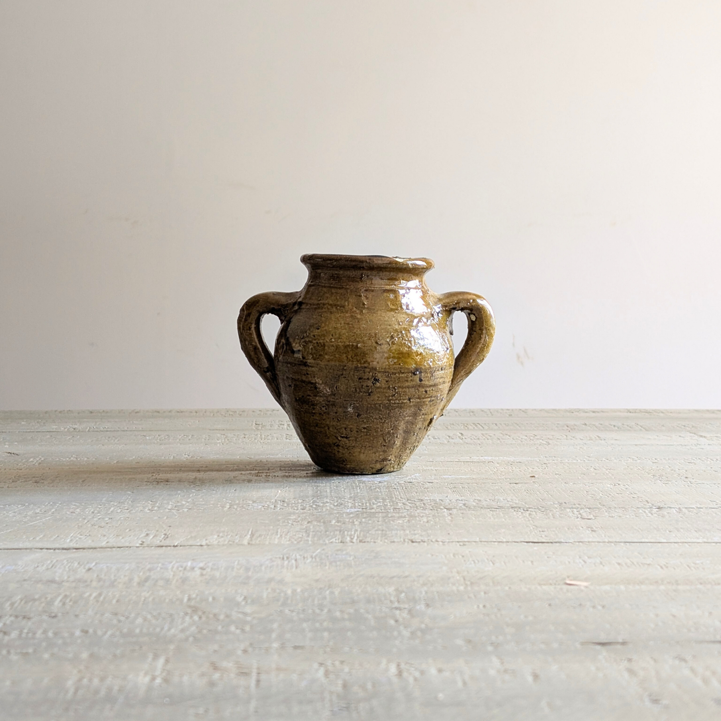 Small Yellow Turkish Pot 1