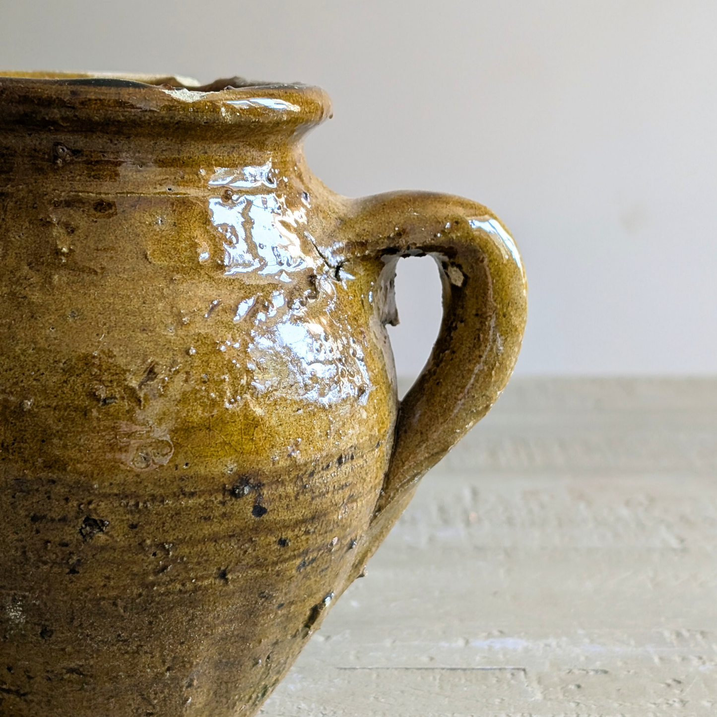 Small Yellow Turkish Pot 1