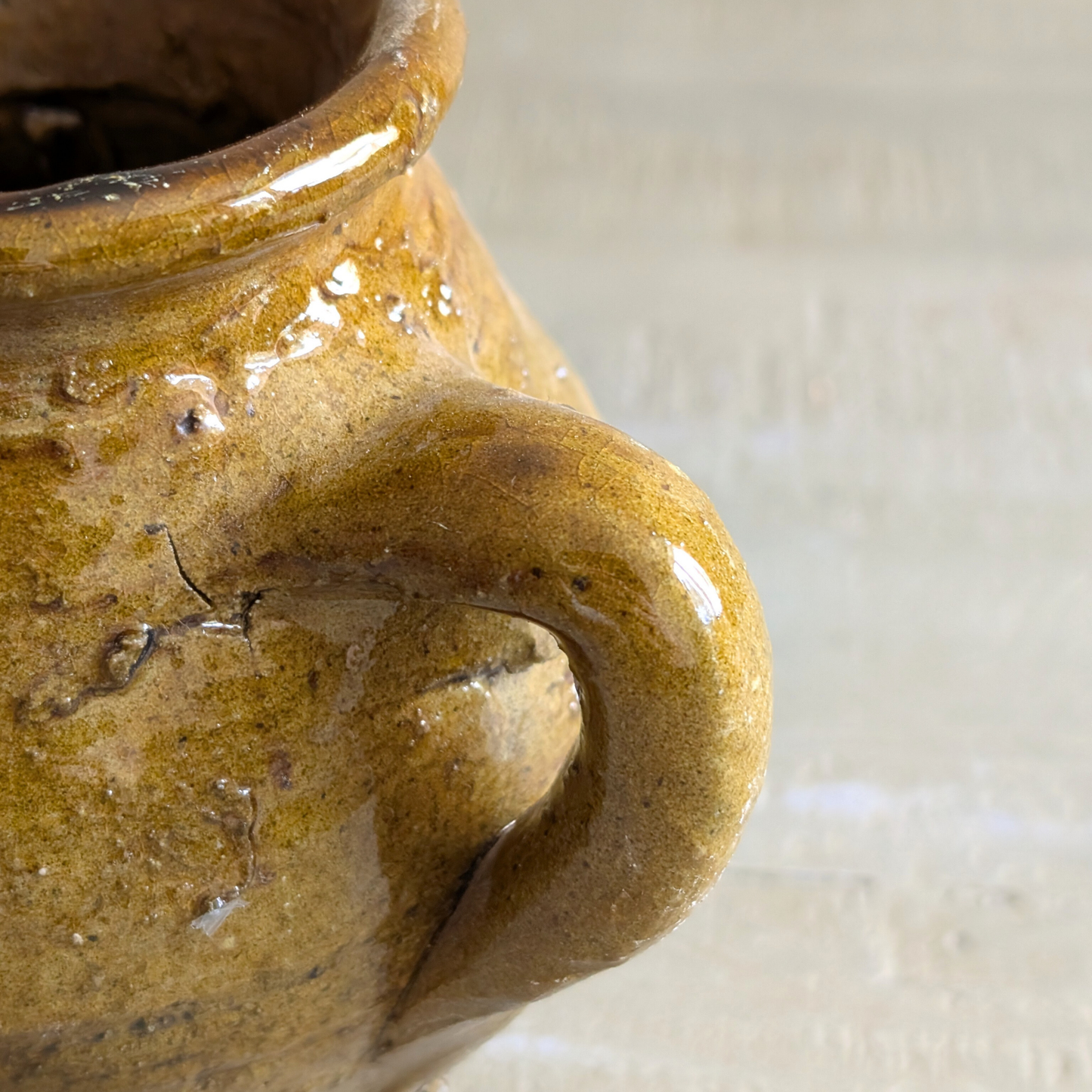 Small Yellow Turkish Pot 1