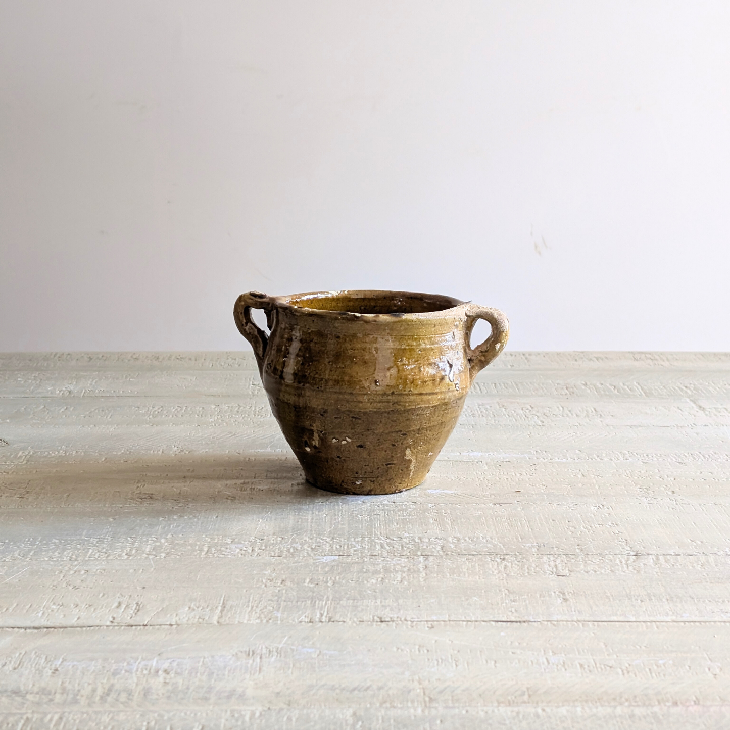 Small Yellow Turkish Pot 2