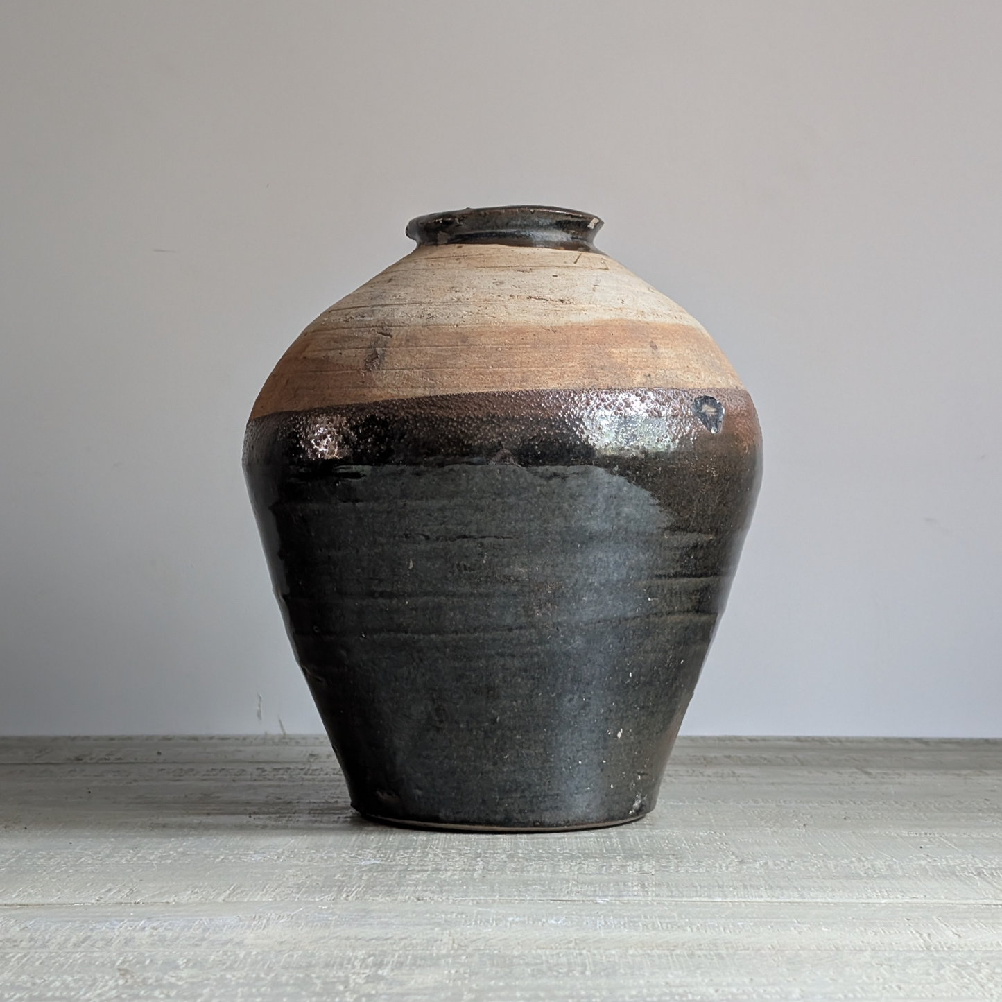 Large Chocolate Brown Vase