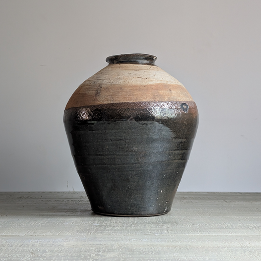 Large Chocolate Brown Vase