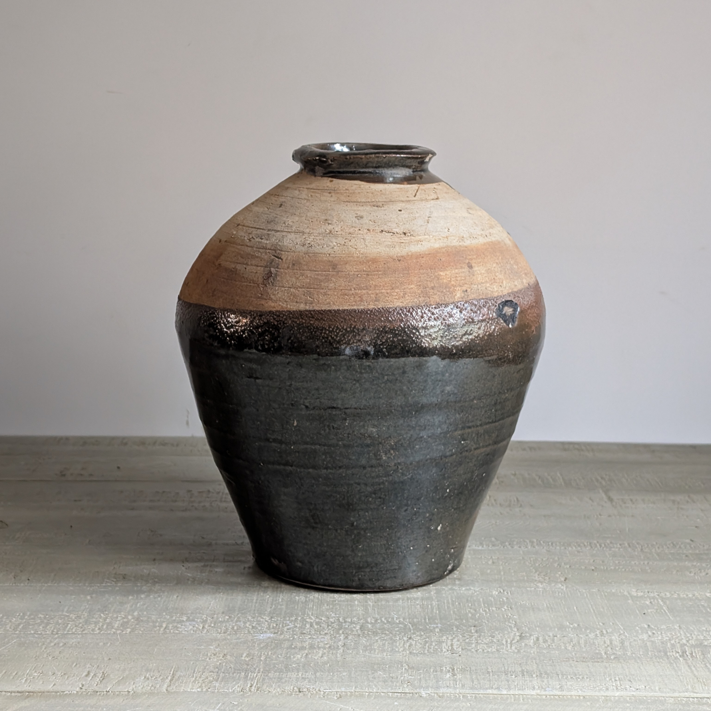 Large Chocolate Brown Vase