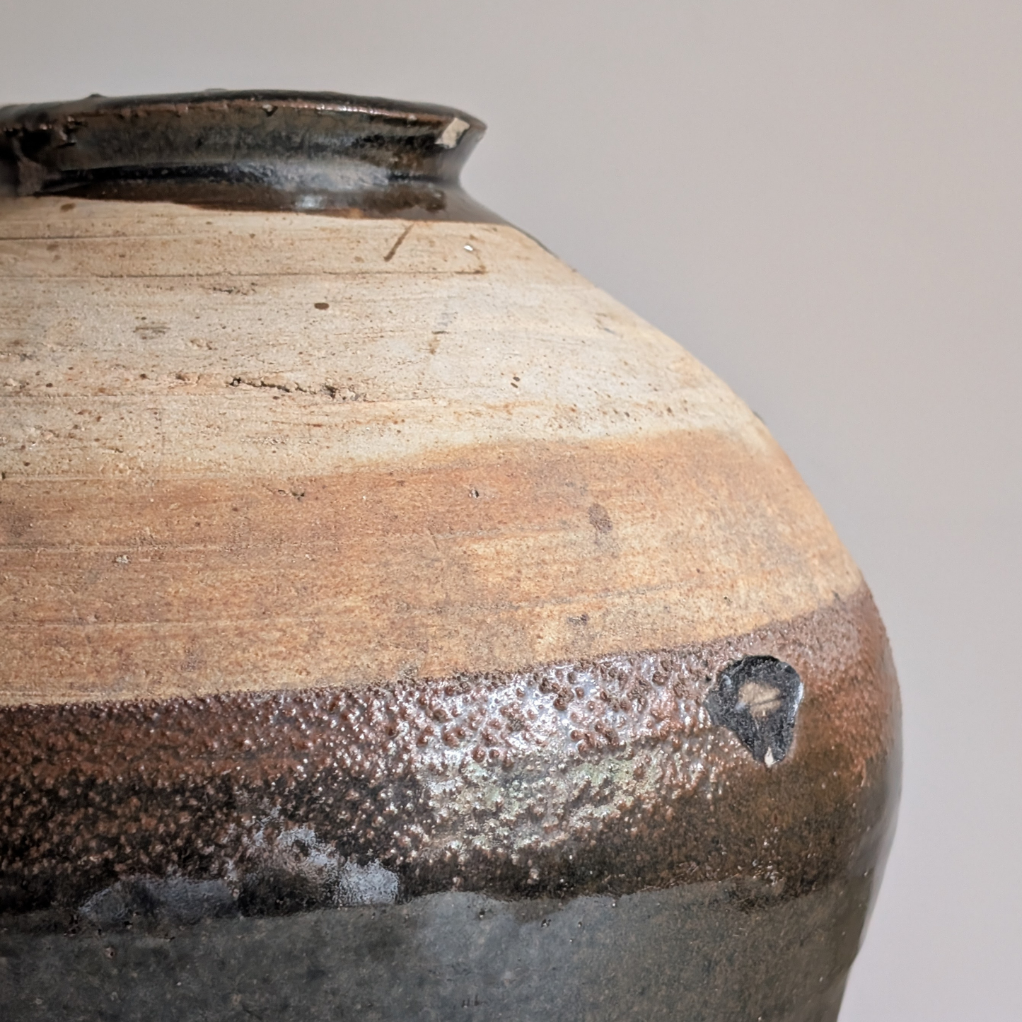 Large Chocolate Brown Vase