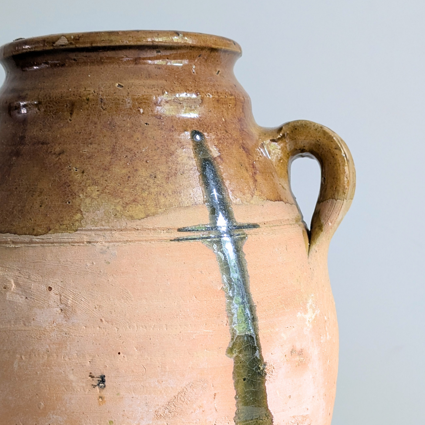 Large Yellow Turkish Pot