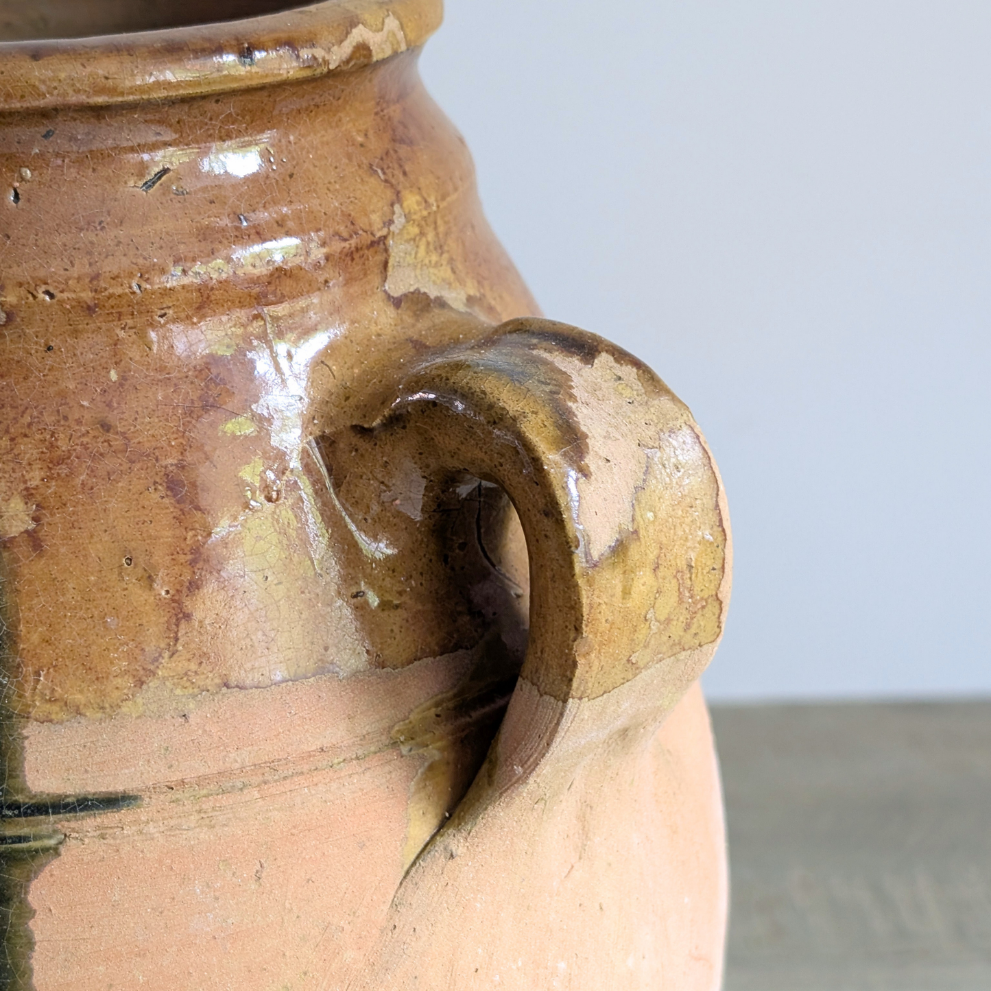 Large Yellow Turkish Pot