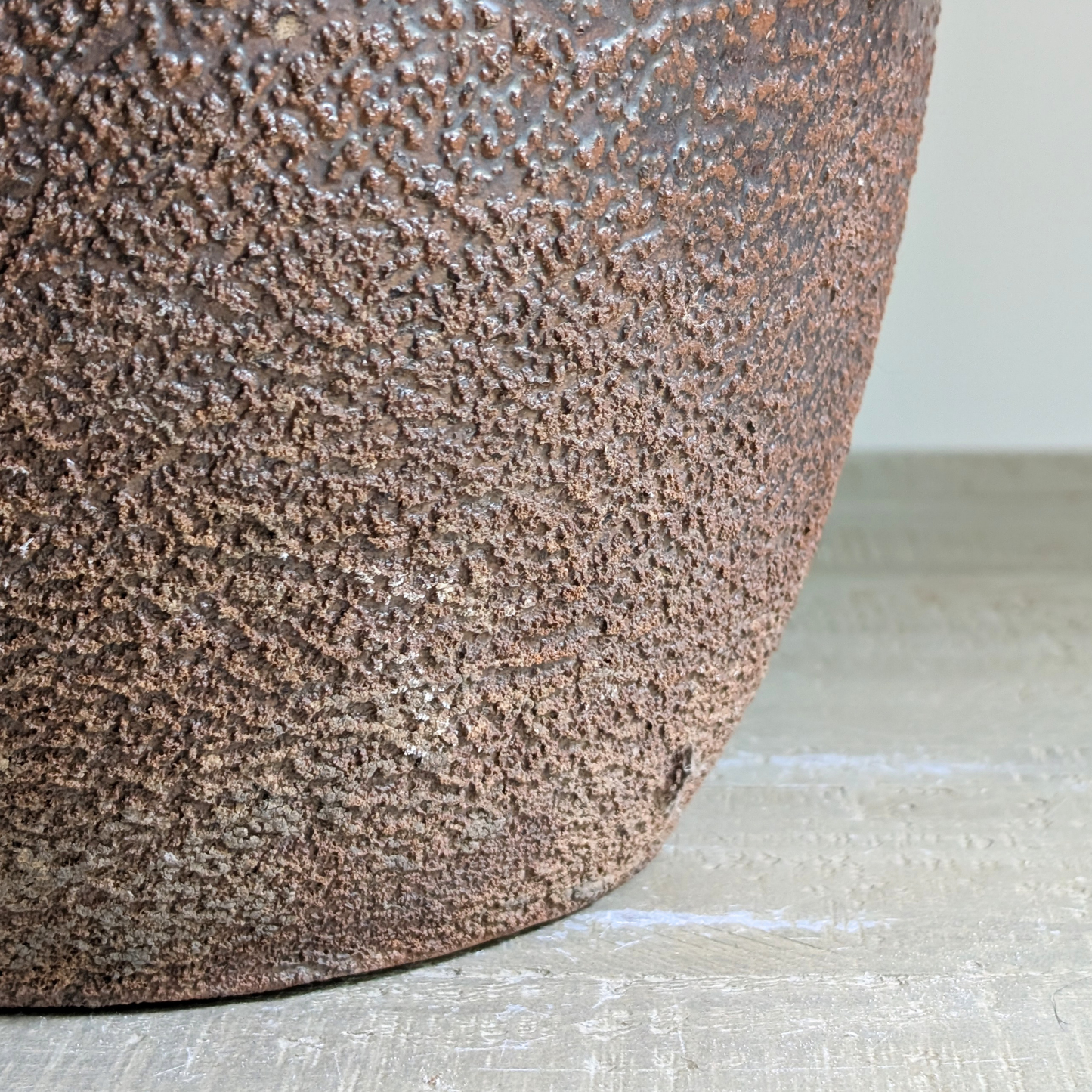 Large Brown Confit Pot