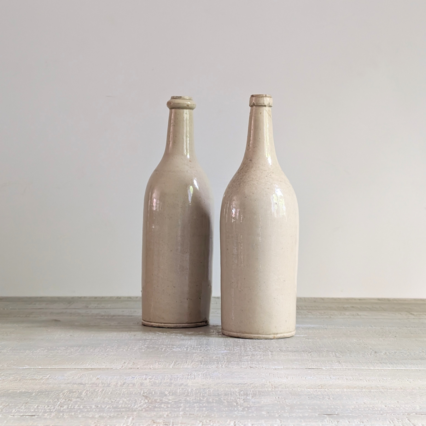 Cream Antique Bottles