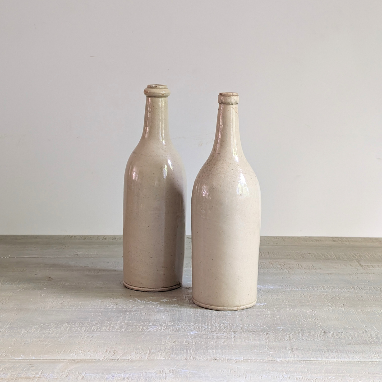 Cream Antique Bottles