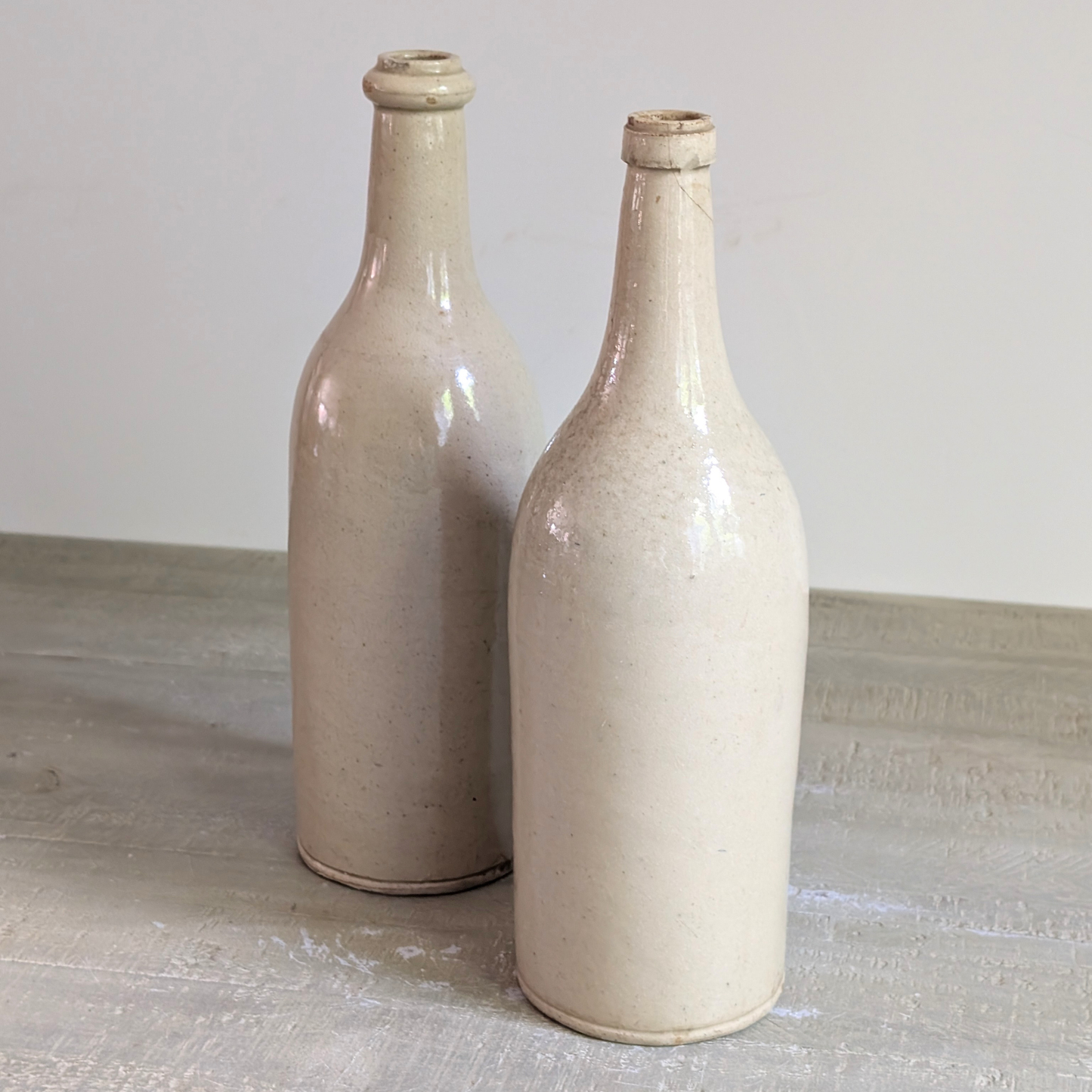 Cream Antique Bottles