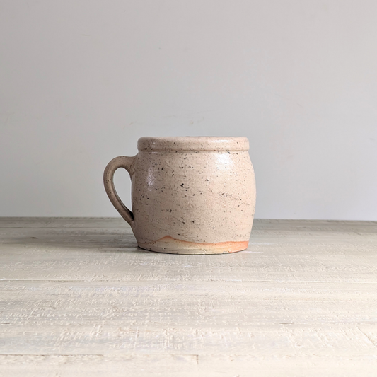Cream Single Handle Pot 2