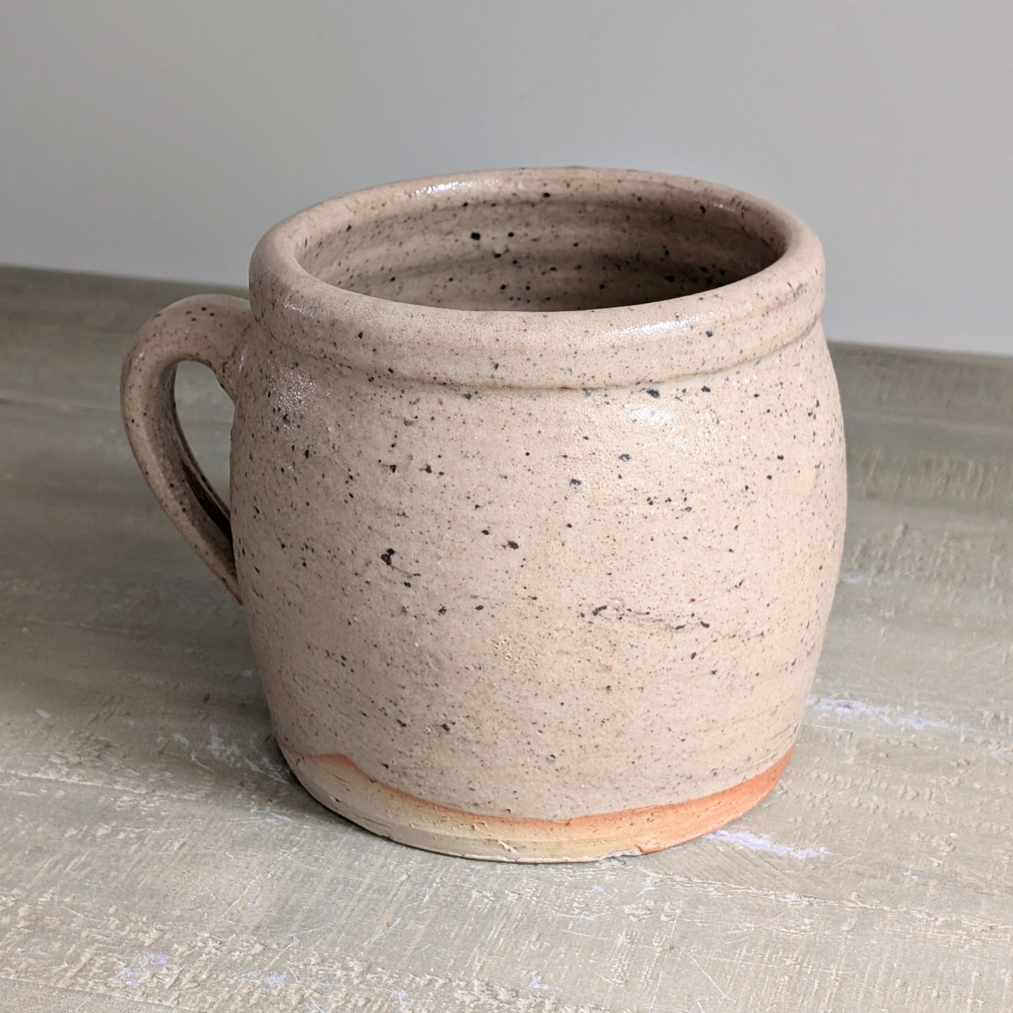 Cream Single Handle Pot 2