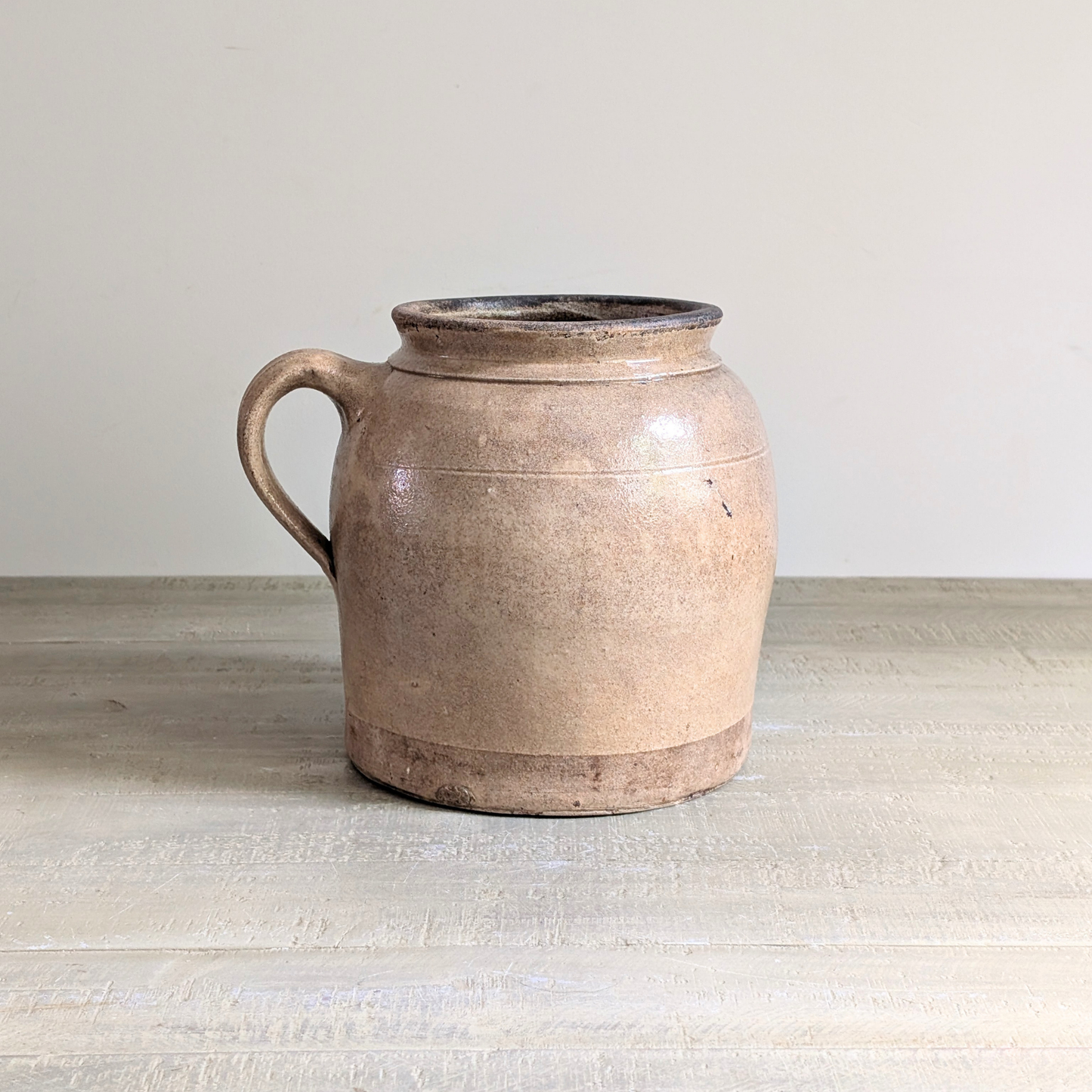 Cream Single Handle Pot 3