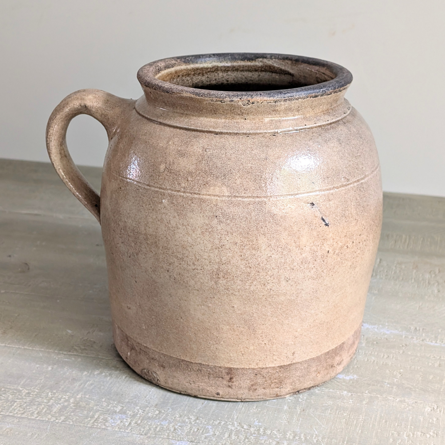 Cream Single Handle Pot 3