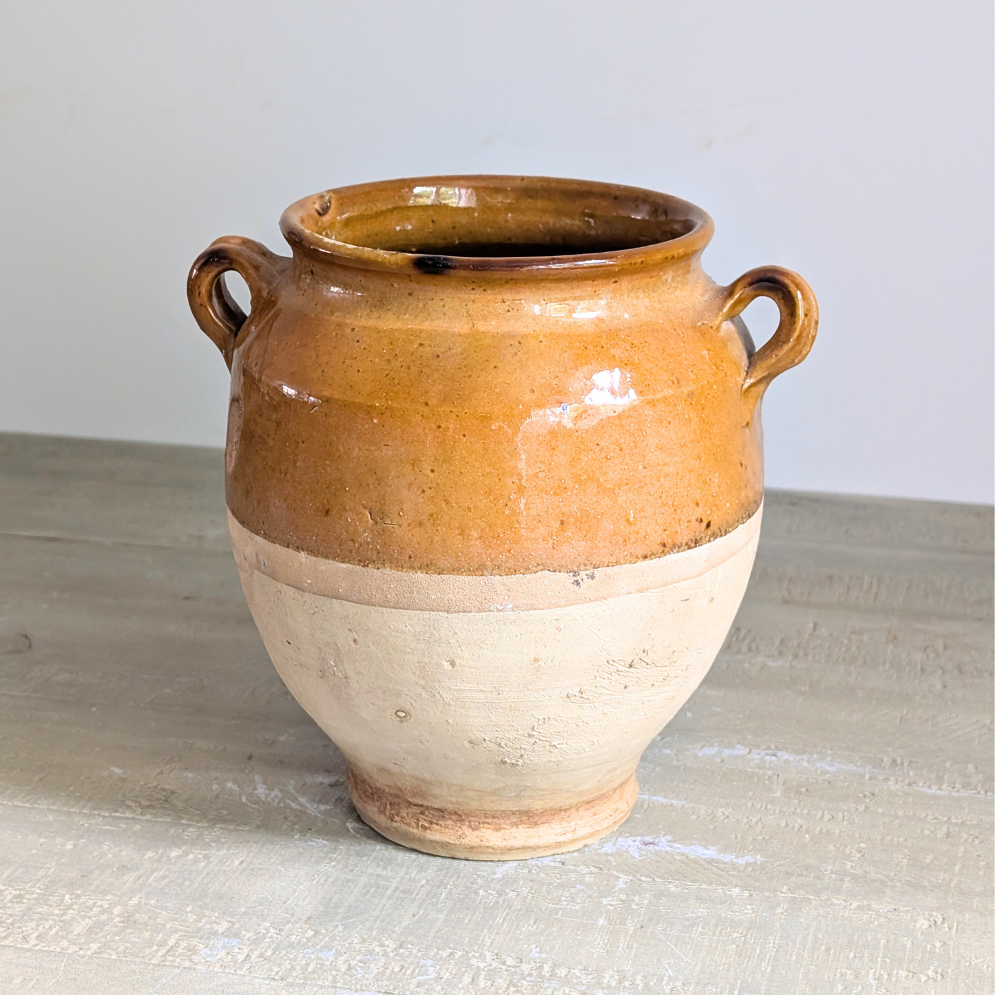 Medium Yellow Confit Pot