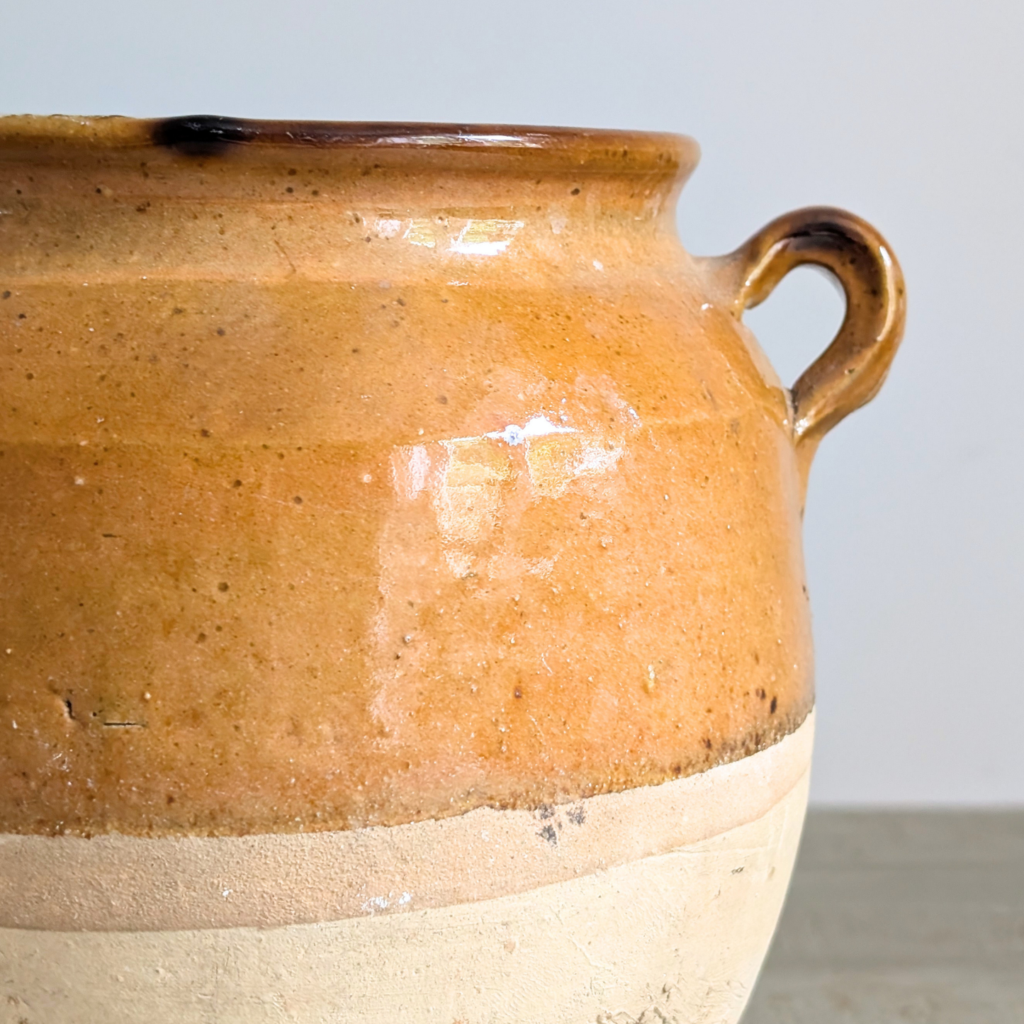 Medium Yellow Confit Pot