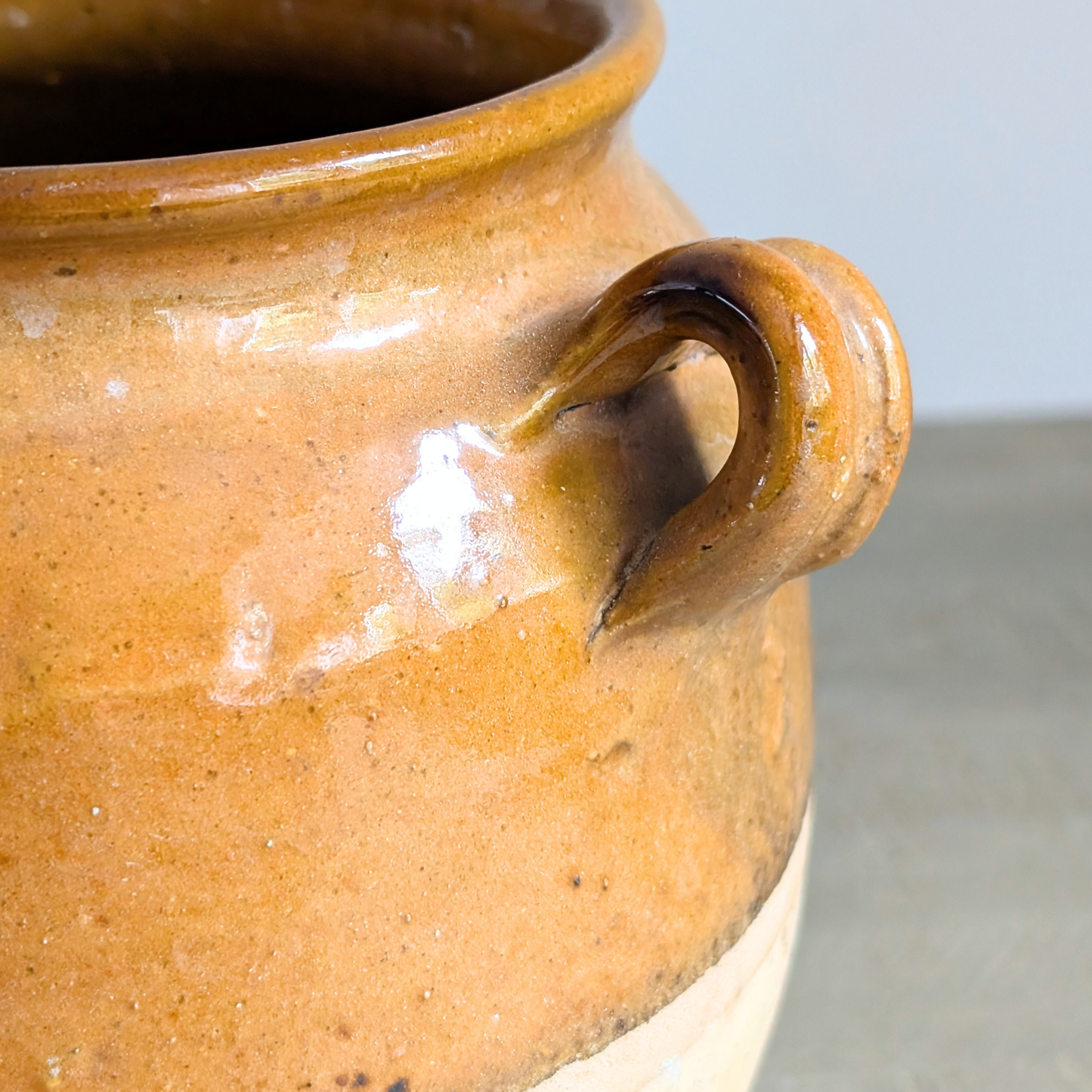 Medium Yellow Confit Pot