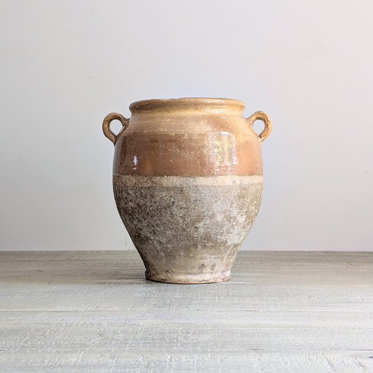 Large Yellow Confit Pot 1
