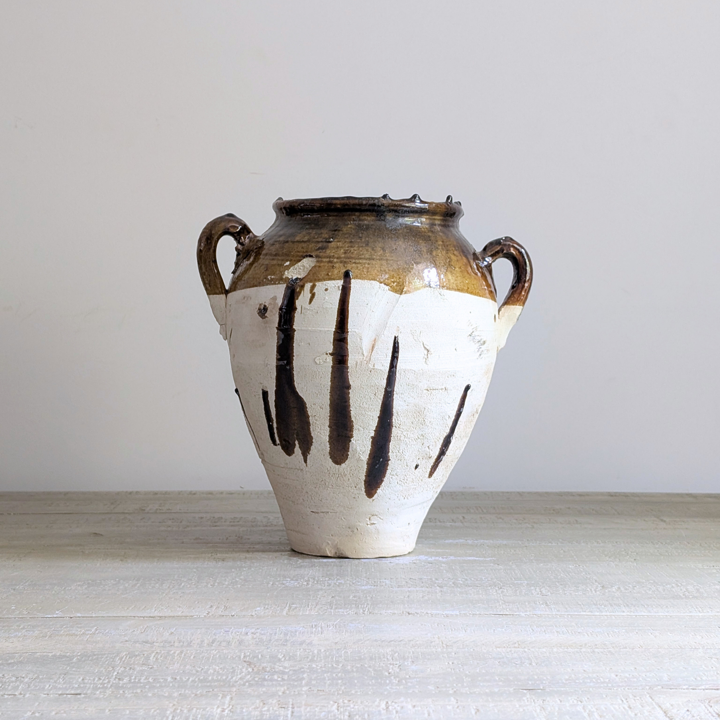 Large Moroccon Glazed Pot