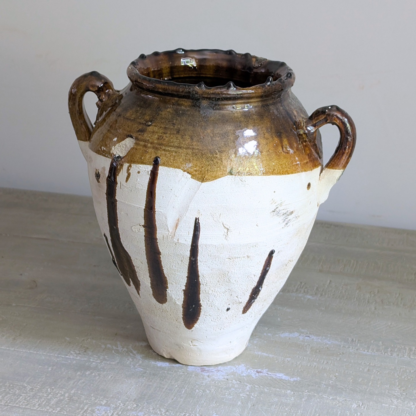 Large Moroccon Glazed Pot