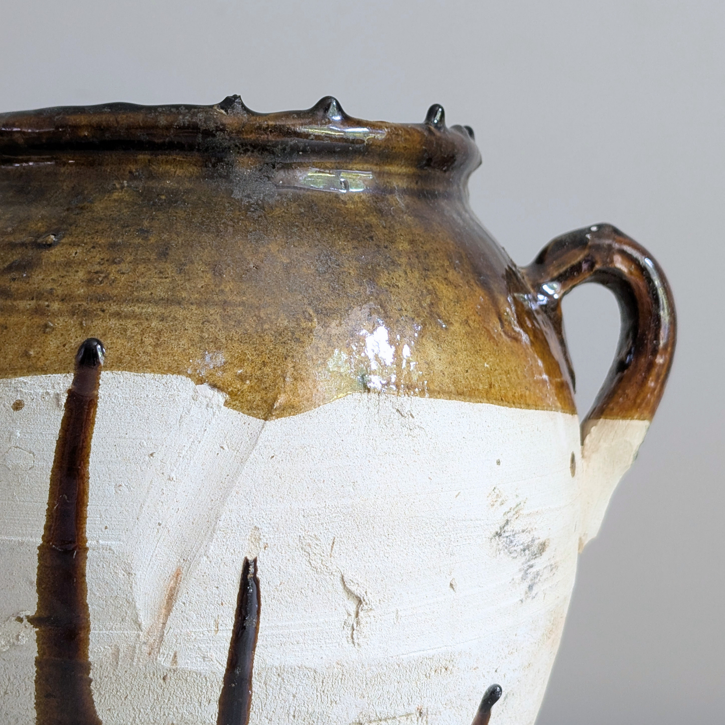 Large Moroccon Glazed Pot