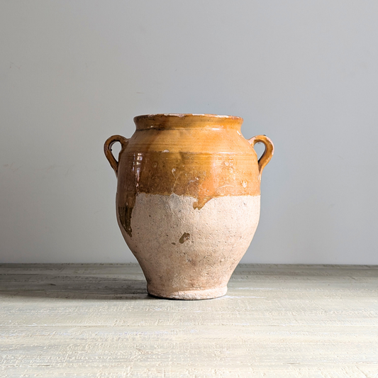 Large Yellow Confit Pot 2